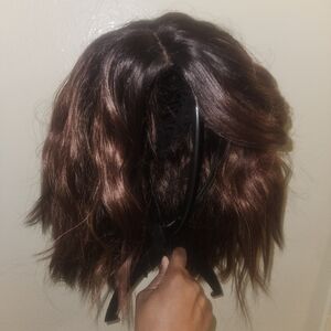 Brown Wavy Hair Wig